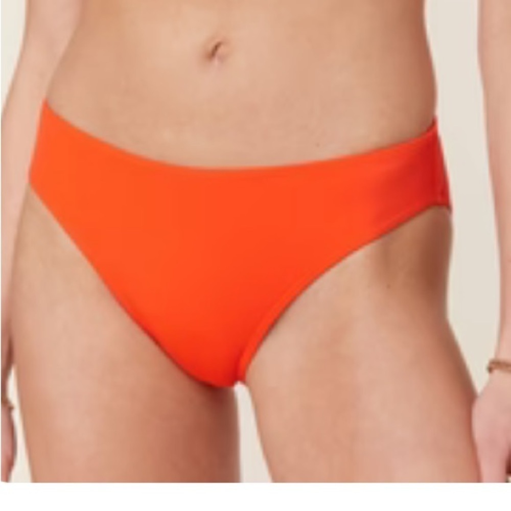 NWT Andie Swim The Bikini Bottom Monarch Vibrant Orange Bikini Bottom Size XL